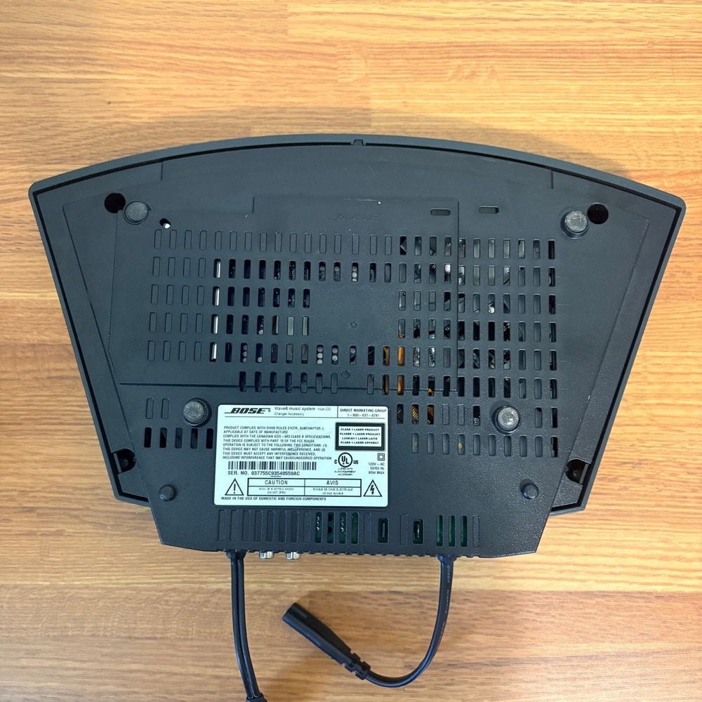 FOR PARTS AS IS Bose Wave Music System Multi-CD Changer Accessory Graphite Gray - Picture 6 of 7